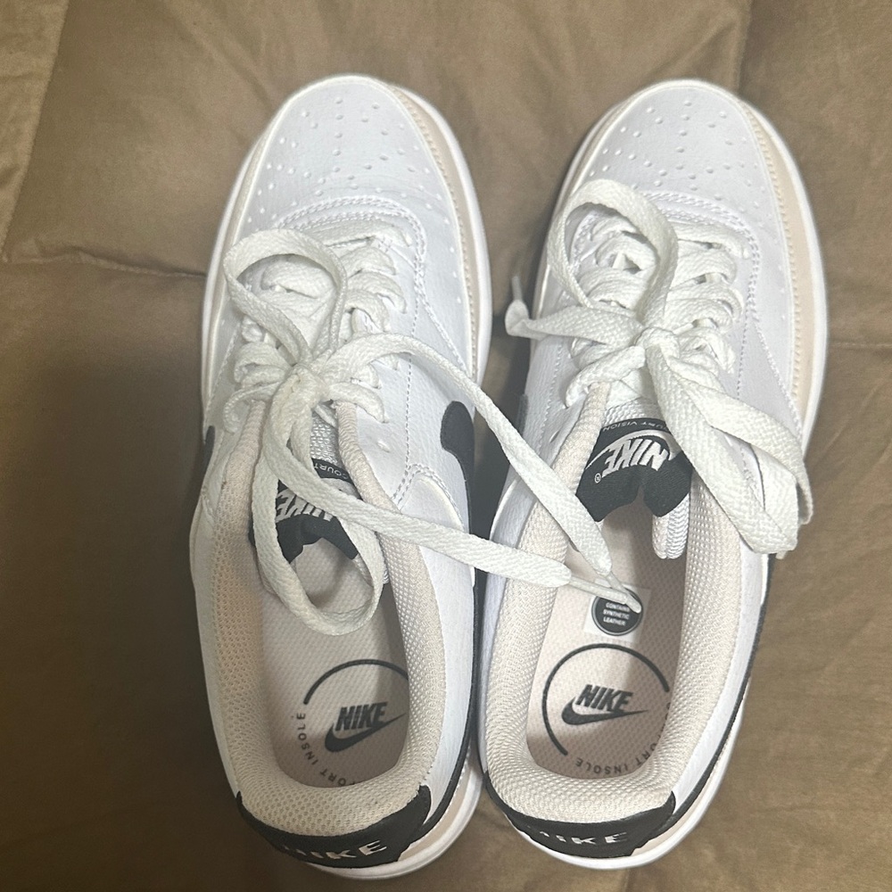 Nike White and Black Athletic Shoes